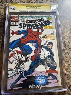 Amazing Spider-Man #358 CGC 9.6 SS Stan Lee Bagley signed! Punisher Moon Knight