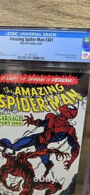 Amazing Spider-Man #361 CGC 9.2 Direct (1992 Marvel) 1st Carnage