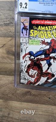 Amazing Spider-Man #361 CGC 9.2 Direct (1992 Marvel) 1st Carnage