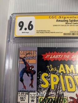 Amazing Spider-Man 361 CGC 9.6 1st Appearance Of Carnage & Signed by Stan Lee