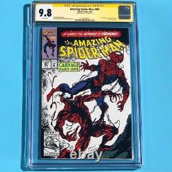 Amazing Spider-Man #361? CGC 9.8 SS SIGNED by STAN LEE? 1st Carnage 1992