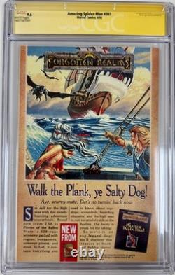 Amazing Spider-Man #361 Marvel Comics Newsstand 4/92 CGC 9.6 Stan Lee Auto