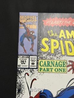 Amazing Spider-Man #361 Newsstand 1st Full Carnage 1992 High Grade NM+ Candidate
