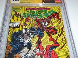 Amazing Spider-Man #362 2x Signature CGC SS 9.8 STAN LEE BAGLEY Spidey Sketch