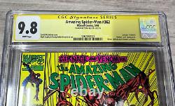 Amazing Spider-Man #362 NEWSSTAND Rare CGC 9.8 Signed STAN LEE Final Signature