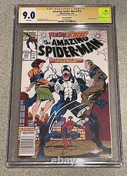 Amazing Spider-Man #374 Newsstand Edition CGC SS Andrew Garfield Signed