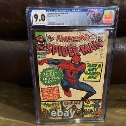 Amazing Spider-Man #38 CGC 9.0 Custom Label Stan Lee Last Steve Ditko Issue