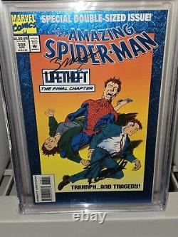 Amazing Spider-Man #388 CGC SS Dual Signed STAN LEE MARK BAGLEY Collectors Venom