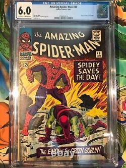 Amazing Spider-Man #40 GREEN GOBLIN CLASSIC! ROMITA! CGC 6.0 FN
