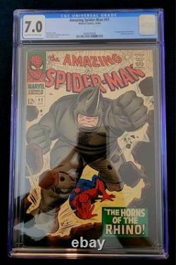 Amazing Spider-Man #41 First Appearance Of Rhino CGC 7.0