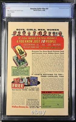Amazing Spider-Man #41 Marvel Comics 1966 CGC 7.0 1st appearance of the Rhino