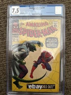 Amazing Spider-Man #45! 3rd App. Of The Lizard! CGC 7.5