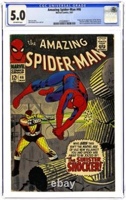 Amazing Spider-Man #46 CGC 5.0 1967 4192889011 1st app. Shocker