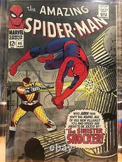 Amazing Spider-Man #46 CGC 6.0, 1st Shocker, Silver Age Stan Lee & Romita (1967)