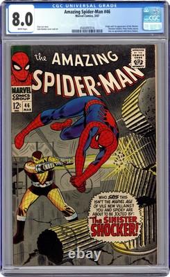 Amazing Spider-Man #46 CGC 8.0 1967 4560497016 1st app. Shocker
