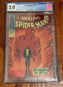 Amazing Spider-Man # 50 CGC 2.0 1st Kingpin Appearance 1967 Marvel Comics