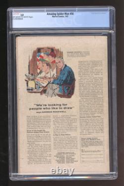 Amazing Spider-Man 50 CGC 2.0 Spider-Man Origin Retold. 1st App of Kingpin 1967