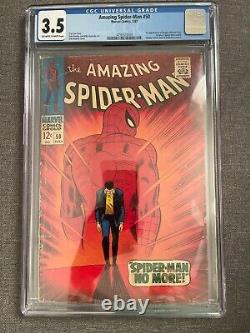 Amazing Spider-Man 50 CGC 3.5 Marvel Comics, 1st Appearance of Kingpin? Origin
