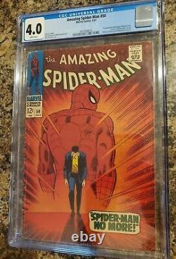 Amazing Spider-Man #50 CGC 4.0 White Pgs 1st Appearance Kingpin 1967 Classic Cvr