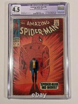 Amazing Spider-Man 50 First Kingpin CGC 4.5 Restored (Slight Color Touch)