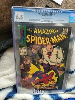 Amazing Spider-Man #51 1st Kingpin Cover + 2nd Appearance CGC 6.5 OW-WHITE