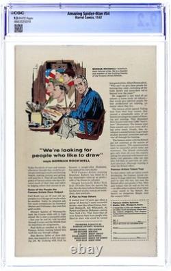Amazing Spider-Man #54 CGC 9.2 1967 4663325014