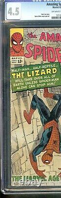 Amazing Spider-Man #6 CGC 4.5 1st appearance Lizard Marvel 1963 No Way Home Key