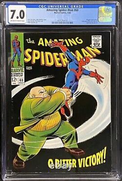 Amazing Spider-Man #60 CGC 7.0 Early Kingpin John Romita Stan Lee Marvel 1968