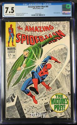 Amazing Spider-Man #64 CGC 7.5 (1968) Vulture
