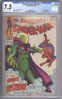 Amazing Spider-Man #66 CGC 7.5 Mysterio Cover Stan Lee John Romita Sr. Art