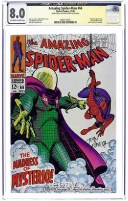 Amazing Spider-Man #66 CGC 8.0 JSA Romita 1968 4659173021