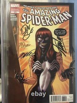 Amazing Spider-Man 678 CGC 9.6 Venom Variant 4x Signed Stan Lee BEAUTIFUL COMIC
