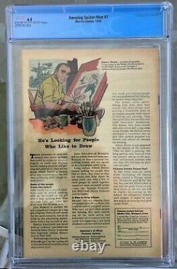 Amazing Spider-Man #7 (1963) CGC 6.5 - 2nd Vulture app Stan Lee & Steve Ditko