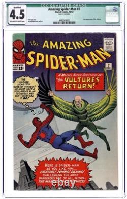 Amazing Spider-Man #7 CGC 4.5 QUALIFIED 1963 4480503002