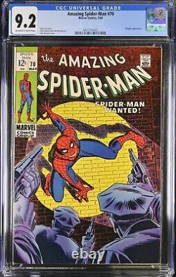 Amazing Spider-Man #70 CGC NM- 9.2 1st Vanessa Fisk Cameo! Stan Lee Script