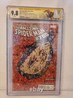 Amazing Spider-Man #700 CGC 9.8 SS Stan Lee Signature Custom Label