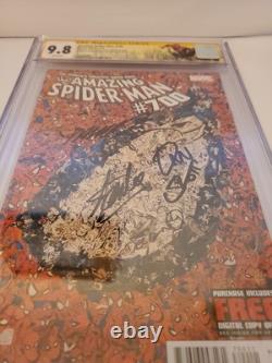 Amazing Spider-Man #700 CGC 9.8 SS Stan Lee Signature Custom Label