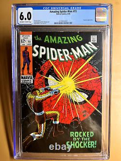 Amazing Spider-Man 72 CGC 6.0 (1969 Marvel Comics) John Romita Sr & Stan Lee