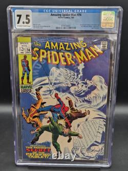 Amazing Spider-Man #74 CGC 7.5 1969 / FREE SHIPPING