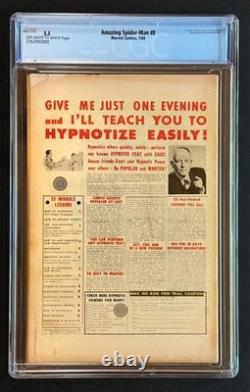 Amazing Spider-Man #8 CGC 5.5 1st Living Brain, Ditko Cover, Marvel 1964