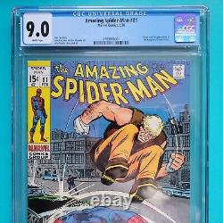 Amazing Spider-Man #81 CGC 9.0 1970 Stan Lee John Romita 1st Kangaroo WHITE Pg