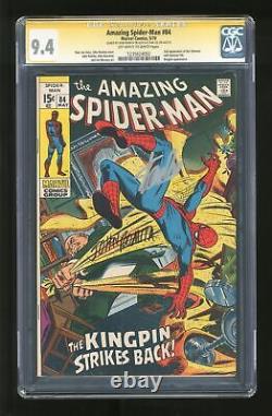 Amazing Spider-Man #84 CGC 9.4 SS Stan Lee 1235624002