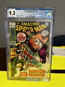 Amazing Spider-Man #85 1970 CGC 9.2 VF/NM Off White