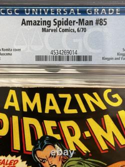 Amazing Spider-Man #85 1970 CGC 9.2 VF/NM Off White