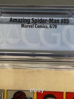 Amazing Spider-Man #85 1970 CGC 9.2 VF/NM Off White