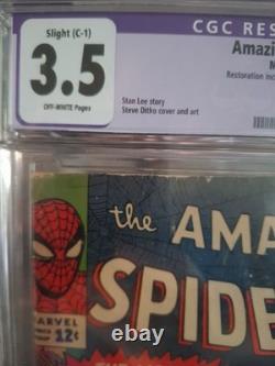 Amazing Spider-Man #9 CGC 3.5 Restored. 1st Electro. Silver Age Key