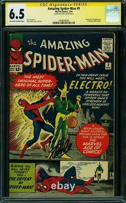 Amazing Spider-Man 9 CGC 6.5 Signed by Stan Lee