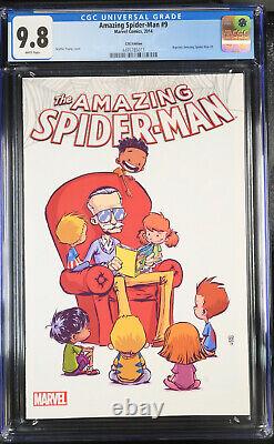 Amazing Spider Man #9 CGC 9.8 Skottie Young C2E2 Stan Lee Variant Marvel 2014