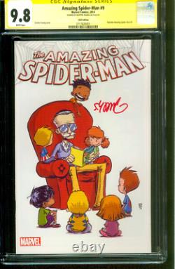 Amazing Spider Man 9 CGC SS 9.8 Skottie Young C2E2 Stan Lee Variant 2014