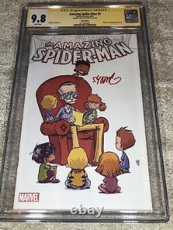 Amazing Spider Man 9 CGC SS 9.8 Skottie Young C2E2 Stan Lee Variant 2014